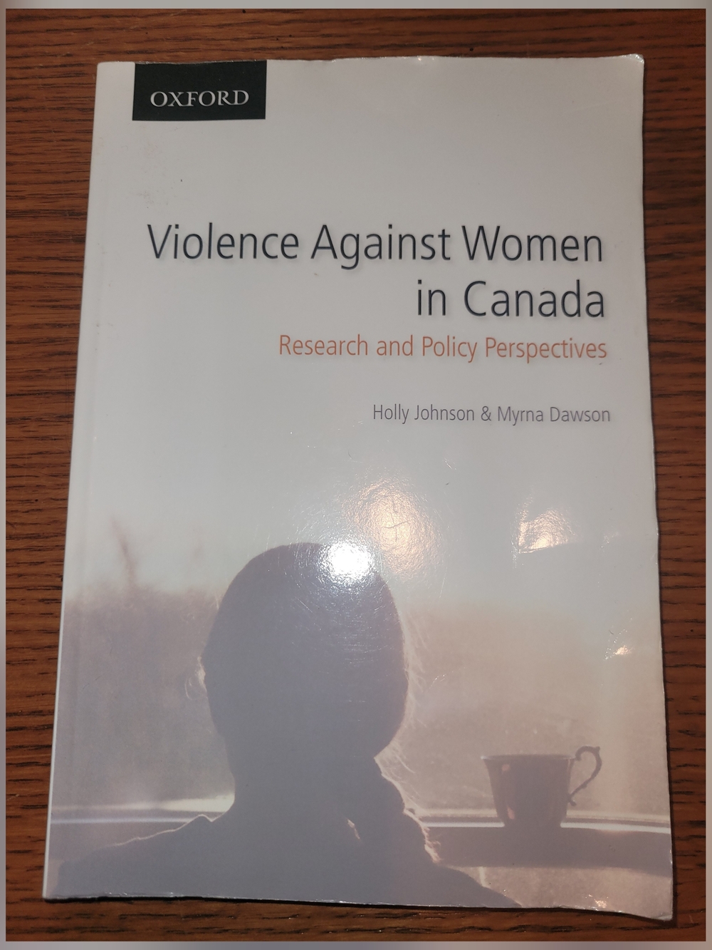 Oxford Violence Against Women in Canada — White and Cream Cover